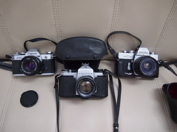 キャノン　AE-1/　minolta　SR　T　101　/　ASAHI　PENTAXセット