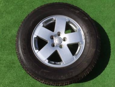 【F7273N】JEEP純正 7.5J+44.45 ★イボ付★ 127-5穴 255/70R18