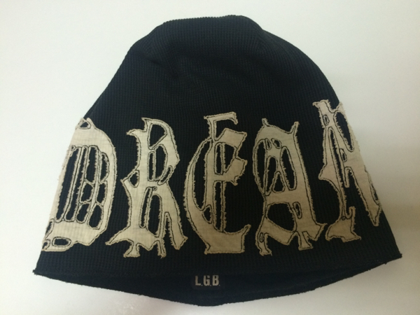 LGB ルグランブルー DREAM 刺繍 メッシュキャップ hyde LGBサーマルニットキャップ黒DREAMロゴ中古ルグランブルーhyde