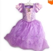 [大人気]女の子 プリンセスドレス 紫 150cm パーティードレス