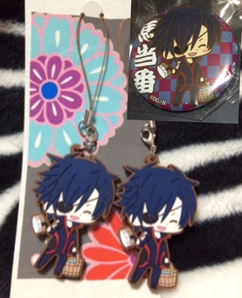 ★刀剣乱舞 コトブキヤ 馬当番 缶バッジラバーストラップ 燭台切