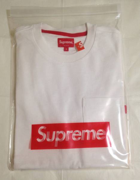 新品 supreme 15ss Pocket Tee Sサイズ ポケットT 送料164円