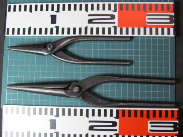 本職人用 板金つかみ 菊絞り 28cm21cm森貞 未使用長期保管品 