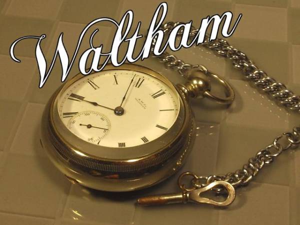 ☆1884-WALTHAM〃William Ellery〃ウォルサム鍵巻き懐中時計 Waltham