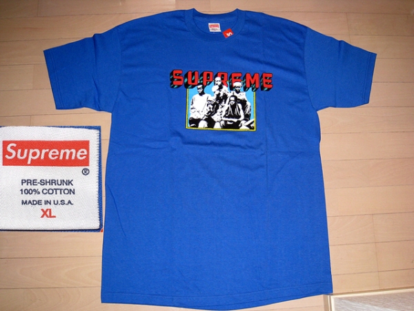 未使用★SupremeスラムキッズTシャツXL青★Slum Kids Tee