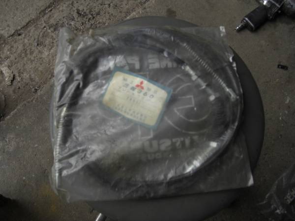 旧車三菱３６０用、純正パーキングブレーキワイヤー当時物未使用