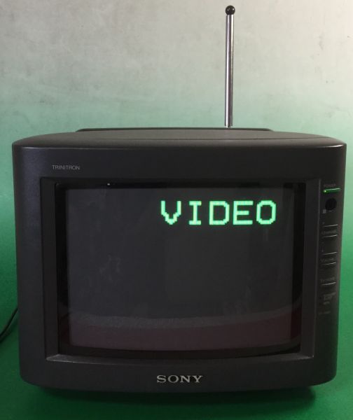 ソニー sony kv-9ad2 ポータブル ブラウン管 テレビ 92年製(ポータブル