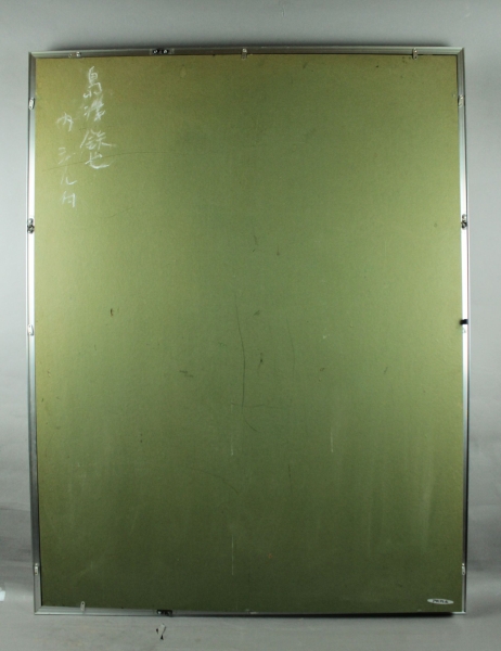 【櫻】真作保証 島津鉄也 美人画 30号大作 日本画[sgEA]