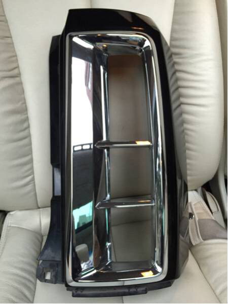 エルグランドe51 前期ライダー 右メッキロアテールカバー 黒_1