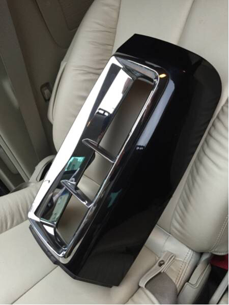 エルグランドe51 前期ライダー 右メッキロアテールカバー 黒_2