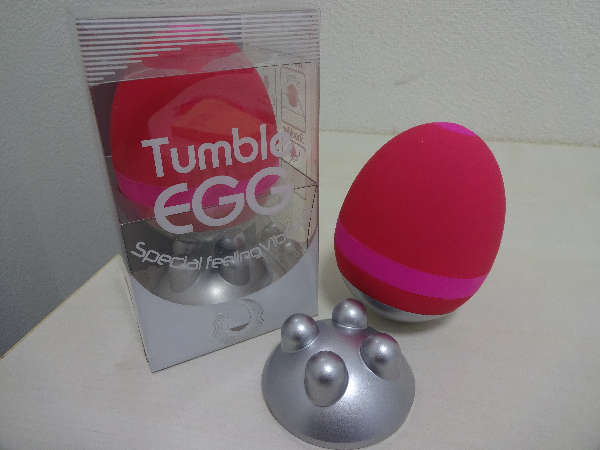 赤い卵型マッサージ器 ハンディ マッサージ器 卵型 ◇ Tumble EGG 2個セット/A24-11(ハンディ