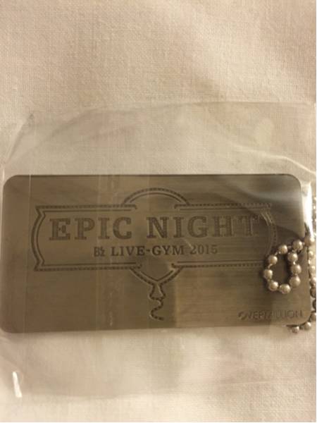 B'z EPICNIGHT ガチャ プレートチャーム 4/17広島③_2