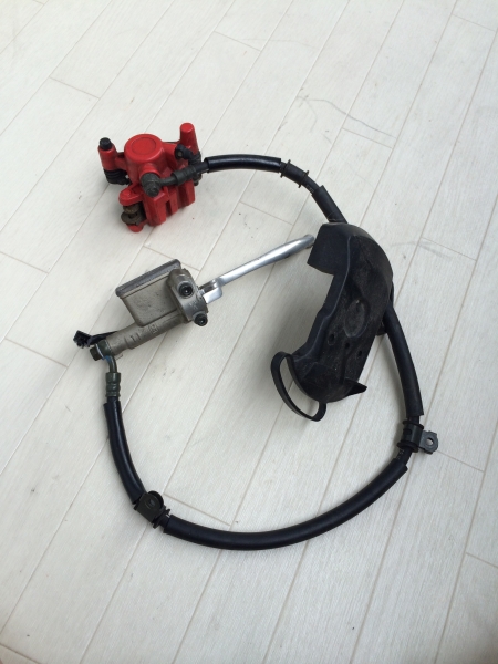 SA16JリモコンジョグＺＲエボ用フロントブレーキASSY　JOG中古_1