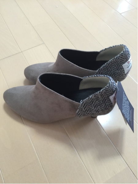 1円スタート！ハリスツイード×しまむら 新品ブーティー3L