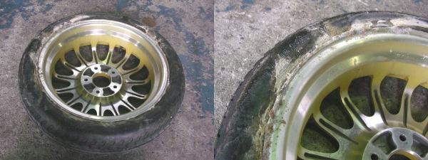 RX-7（FD3S）１６インチスペアタイヤ