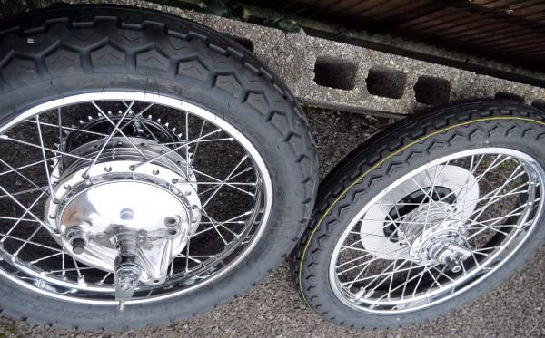 CB750★FOUR★CB750K★CB750K1★ホイ－ルフルセット（メッキ）