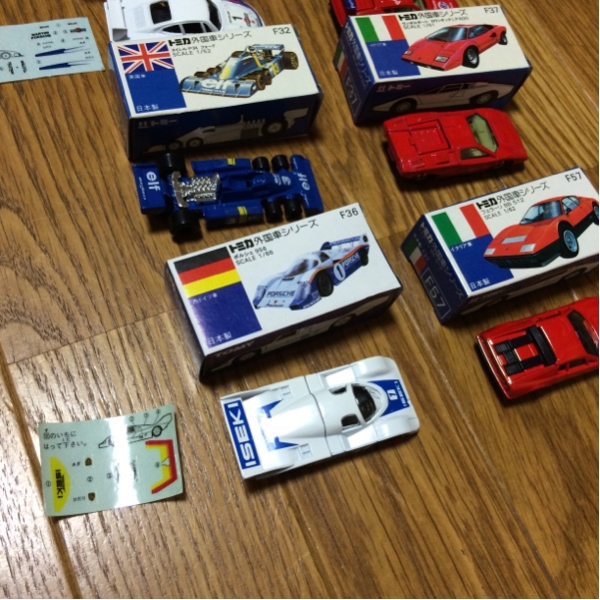 トミカ 青箱 日本製 ランボルギーニ フェラーリ等 6台set レア