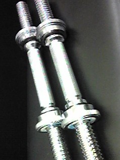 ファイティングロード　ダンベルシャフト２本　ボディビル