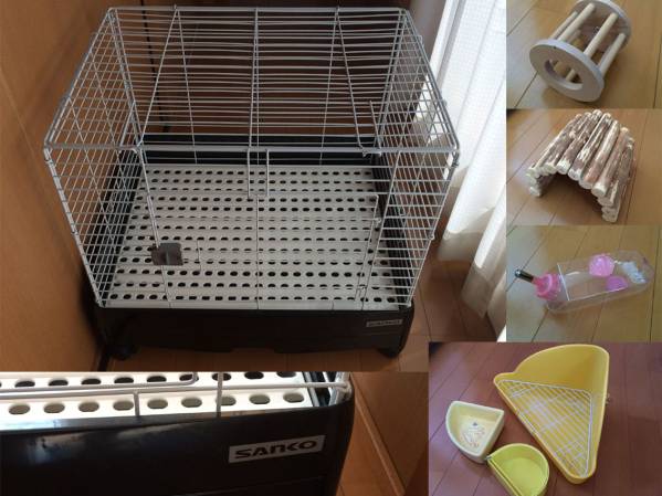 うさぎ用ゲージ エサ箱 トイレなど一式 幅60 奥45 高55 かご ケージ 売買されたオークション情報 Yahooの商品情報をアーカイブ公開 オークファン Aucfan Com