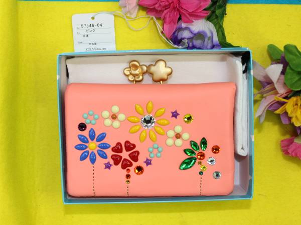 【ツモリチサト】57546　ガマグチ付短財布 未使用品*315