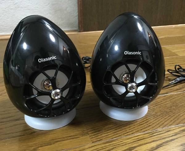 中古美品☆東和電子 Olasonic USBスピーカーTW-S7（ブラック）