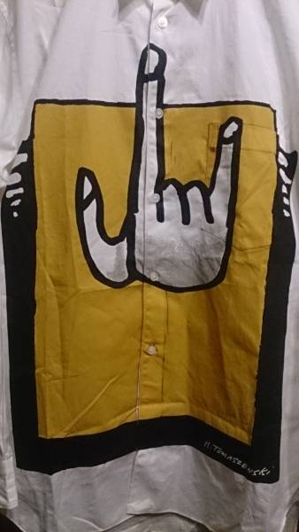 COMME des GARCONS HOMME Plus×H.TOMASZEWSKI 限定コラボシャツ(S 