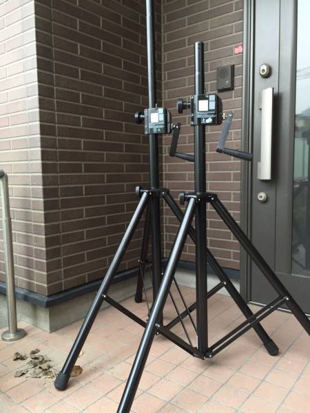 m*o様 K＆M　スピーカースタンド　2本セット　その1 スピーカースタンド/K&M/2本セット/21300/クランク式/中古/極上
