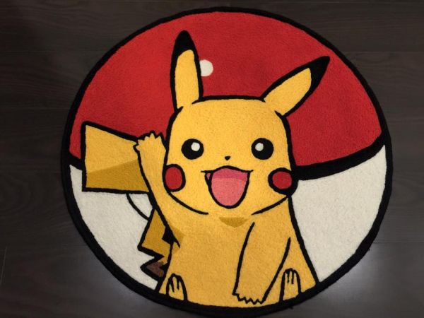 超レア ポケモンピカチュウカーペット マット70x70cm その他 売買されたオークション情報 Yahooの商品情報をアーカイブ公開 オークファン Aucfan Com