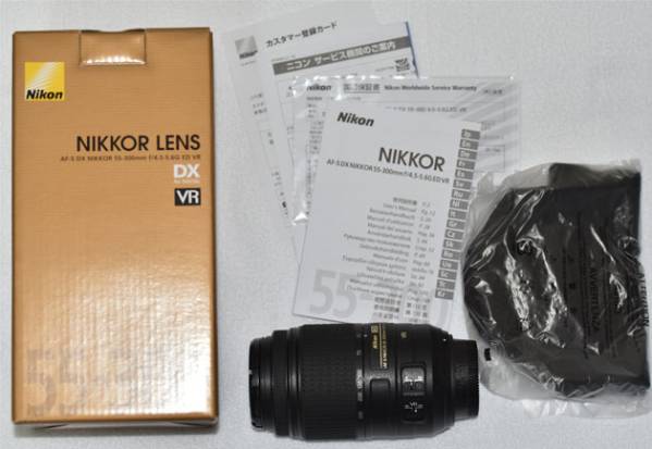 AF-S DX NIKKOR 55-300mm f/4.5-5.6G ED VR 使用1年程度の美品！