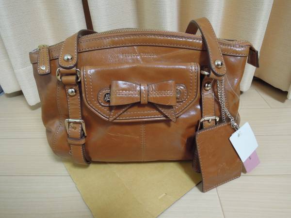 ★レベッカテイラー 牛革 ショルダーバッグ (未使用) (値下げ)★