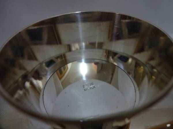 純銀 銀杯 銀盃 SILVER 刻印あり 盃 - シルバー 酒器 造幣局 銀製品 総