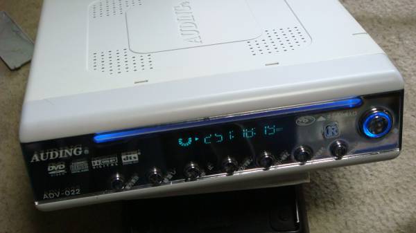 AUDING DVD プレーヤー ADV-022 リモコン2個付属 美品(ポータブル