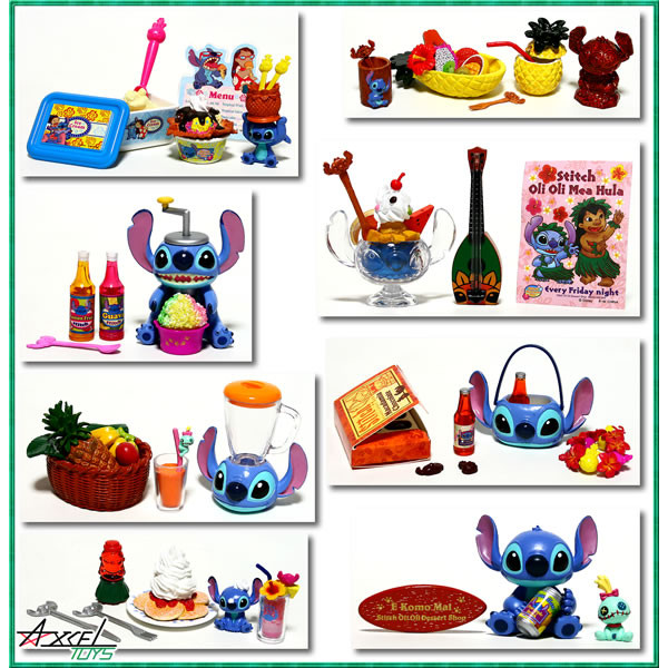 即決 スティッチトロピカルデザート＆カフェテーブル リーメント(食玩 