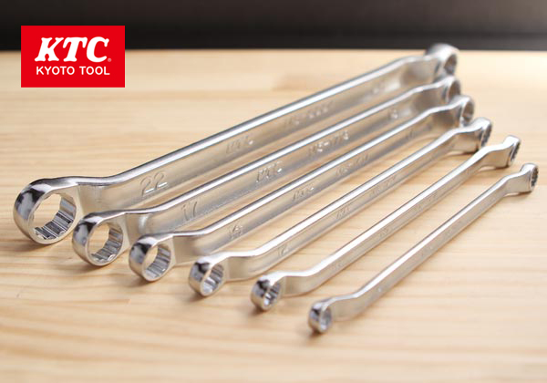 ◆1円～ KTC めがねレンチ 6本セット M5-0810 ～ M5-2224