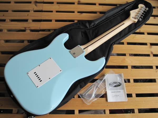 Squier(スクワイアー)byFender☆ストラト ブルー水色 中古美品