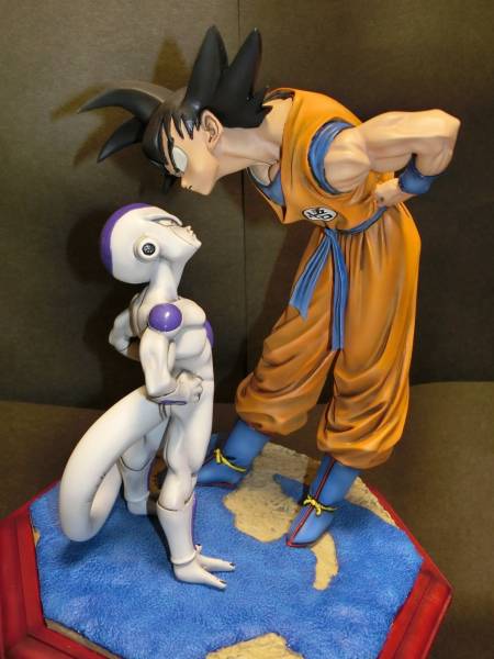 ドラゴンボール ガレージキット完成品 悟空フリーザにらめっこ 孫悟空 売買されたオークション情報 Yahooの商品情報をアーカイブ公開 オークファン Aucfan Com