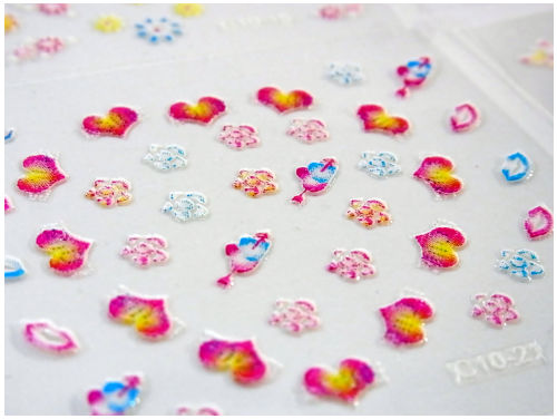 QQQ ネイルシール　新品・中古混在　お花など色々　２０セット_3