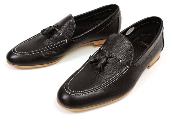 新品 マドラス タッセルスリッポン　madras 4117 BLK 25.5cm