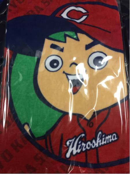 カープ◆広島 関東限定フェイスタオル どこからでもかかって鯉_2