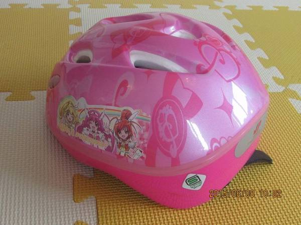 ☆女の子用 自転車ヘルメット プリキュア46-52cm(2～5才)☆美品