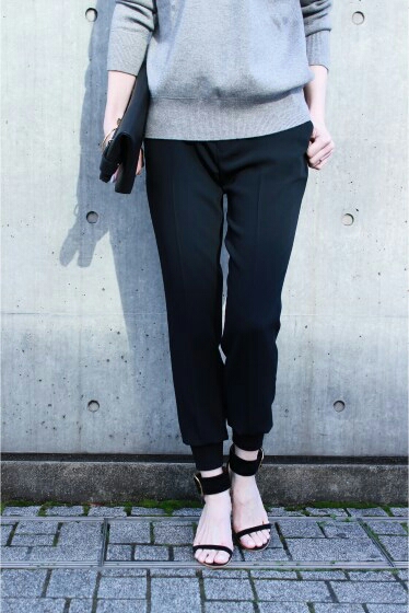 今季完売☆ドゥーズィエムクラス☆GSROSSYツイルトラックPT(黒)