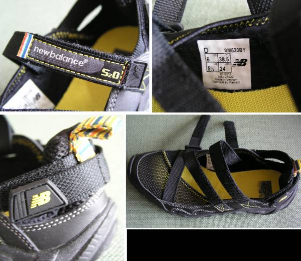 new balance ニューバランス SM520 BY ブラッ …