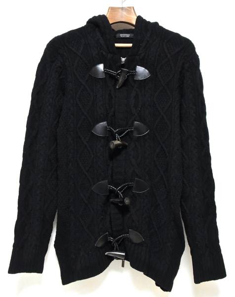 BURBERRY BLACK LABEL/ケーブルニットダッフルコート/ジャケット