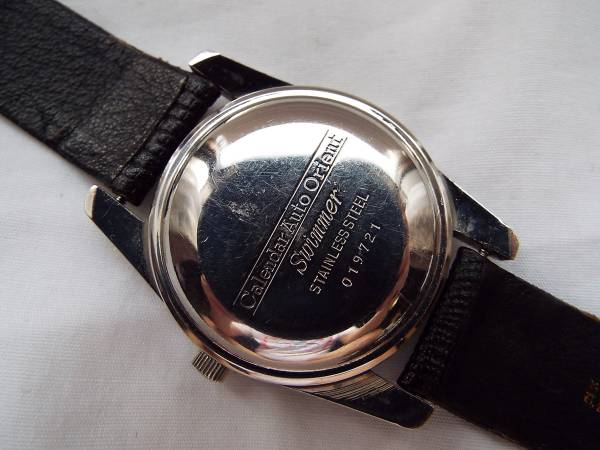 Calendar auto Orient Swimmer 20j 　中古　動品_2