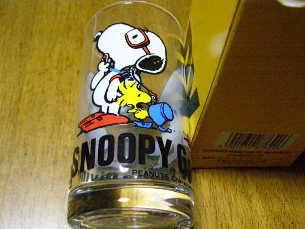 未使用　スヌーピー　グラスコップ　スキューバダイビング　_2