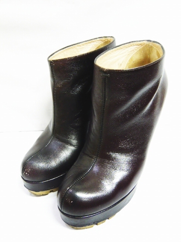 イヴサンローラン YVES SAINT LAURENT ブーティ レザー /☆C22