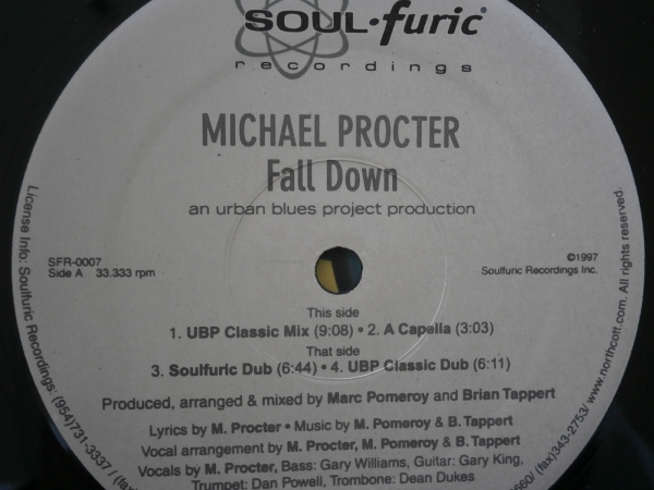 Michael Procter - Fall Down ■ガラージハウス 12”■_2