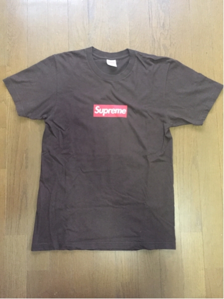 Supreme box logo T 20th brown 正規品 美品
