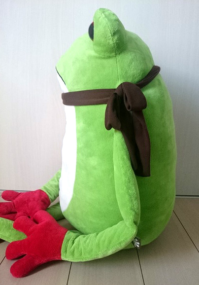 てぶケロ ぬいぐるみ ビッグサイズ☆特大 抱き枕 カエル 58cm