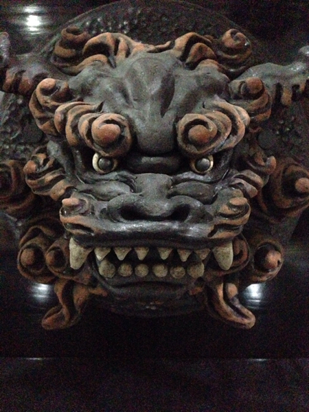 獅子面 シーサー